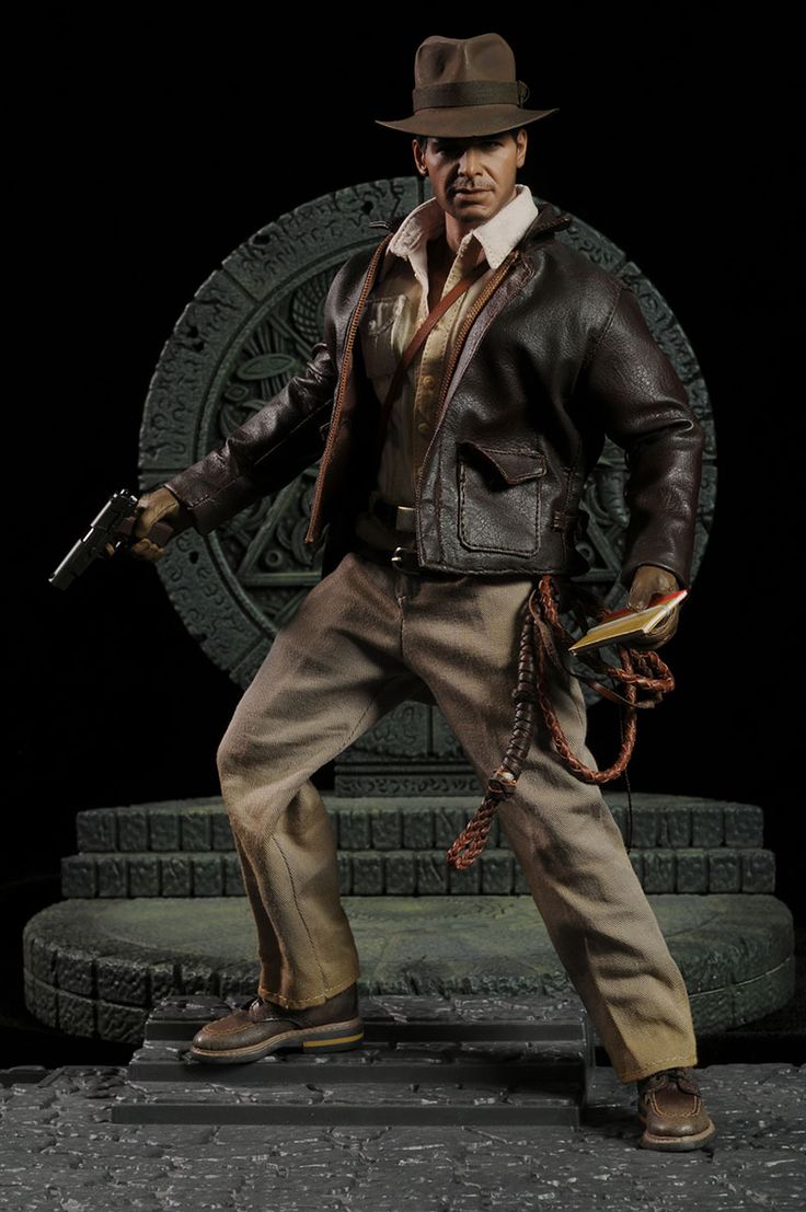 Indiana Jones action figure Indiana Jones Adventure, Celebrity Dolls, Scale Figures, Male Doll, Harrison Ford, Sideshow Collectibles, Action Figures Collection, Toy Soldiers, Retro Toys