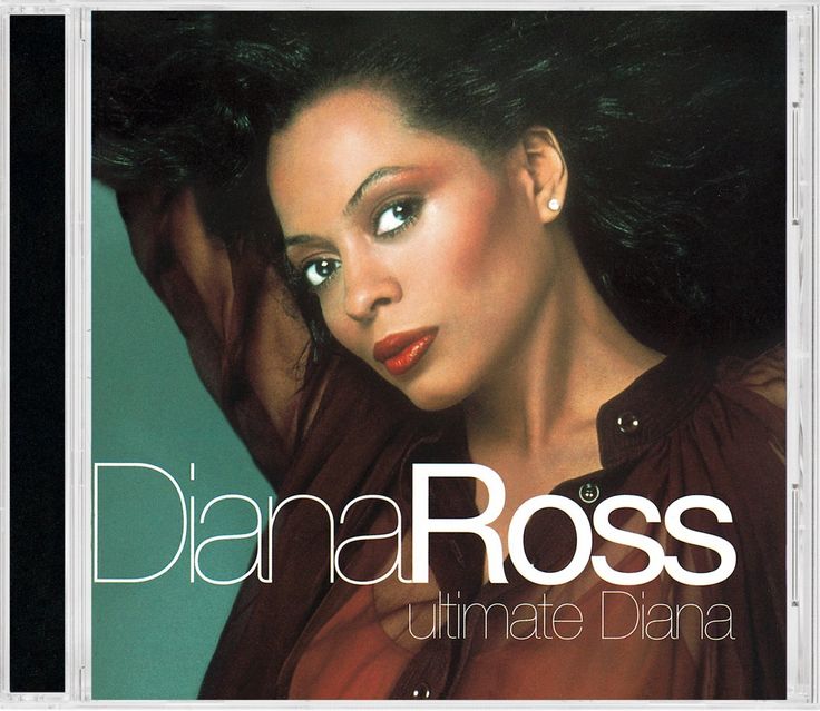 the album cover for dianna ross's ultimate dana, featuring an image of a woman