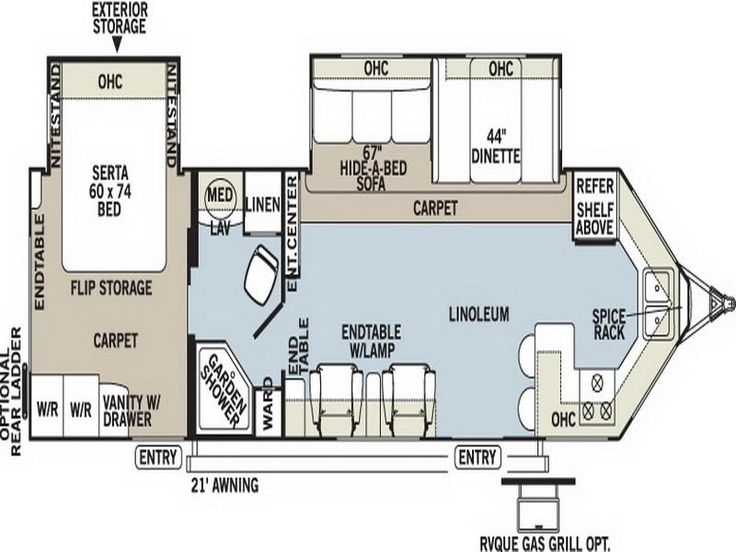 Travel Trailer Floor Plans, camper floor plans travel