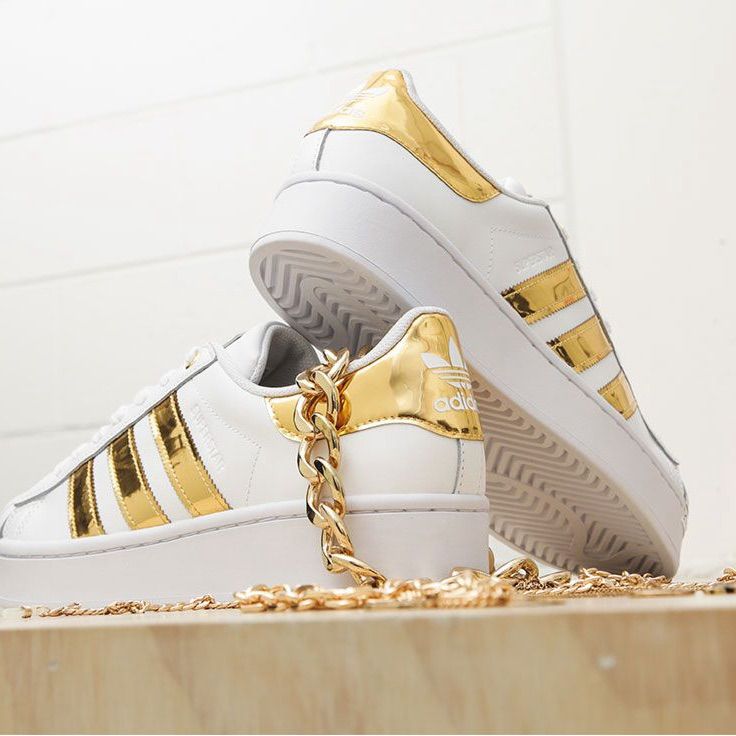 Jd Sports Exclusive Released In February 2020. White With Metallic Gold. Size 6.5. Runs Big And Fits A 7.5. Worn Once And In Excellent Condition. Sporty Gold Low-top Custom Sneakers, Gold Low-top Sporty Custom Sneakers, Gold Low-top Sporty Platform Sneakers, Sporty Gold Platform Sneakers With Round Toe, Shoes Adidas, Jd Sports, White Adidas, 50th Anniversary, Metallic Gold