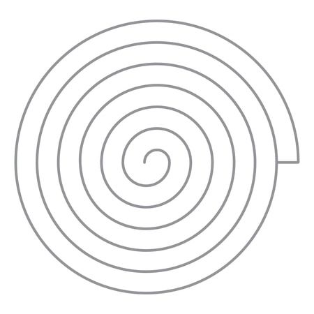 a white circle with lines in the middle