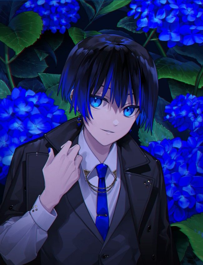 21 of The Coolest Anime Boys with Blue Hair  HairstyleCamp