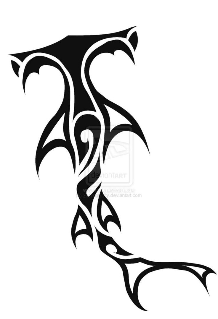 Hammerhead shark tribal tattoo Celtic Shark Tattoo, Shark Henna Tattoo, Hammerhead Tattoo, Hai Tattoo, Hammerhead Shark Tattoo, Tier Tattoo, Shark Tattoo, Hawaiian Tattoo, Shark Tattoos