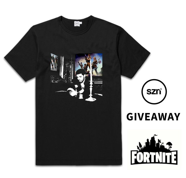 a t - shirt with an image of the character from fortnite on it