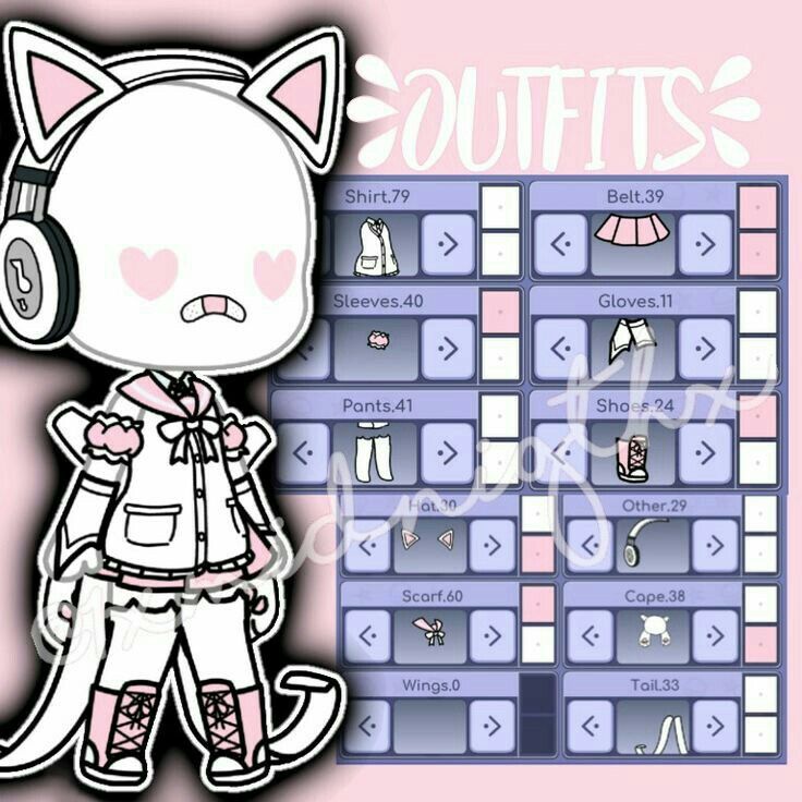 a cartoon cat with headphones on standing next to a keyboard that says ...