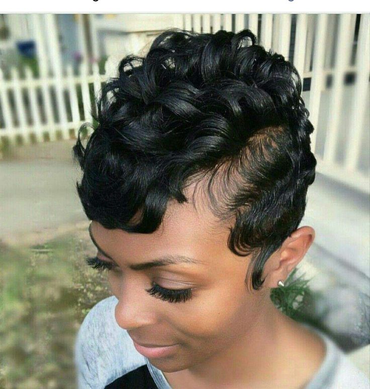 Waves and curls Finger Waves Short Hair, Black Hair Short Cuts, Short Black Hair, Short Hair Images, Short Sassy Hair, Sassy Hair, Short Black Hairstyles, Cute Hairstyles For Short Hair, Relaxed Hair