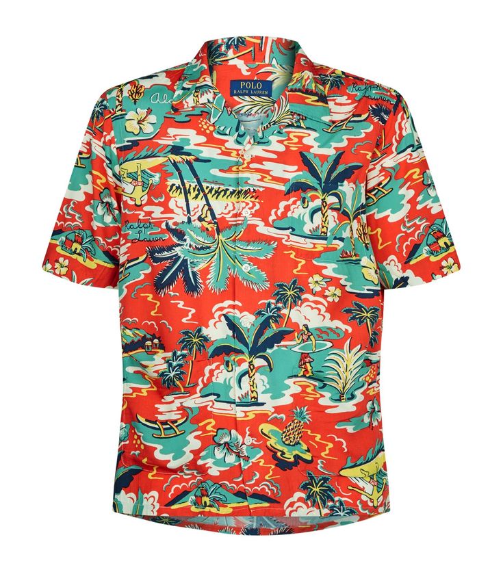 POLO RALPH LAUREN HAWAIIAN SHIRT. #poloralphlauren #cloth Designer Ralph Lauren, Wardrobe Pieces, Holiday Vibes, Ralph Lauren Collection, By The Beach, Hawaiian Print, Aloha Shirt, Ralph Lauren Shirt, Polo Ralph Lauren Mens