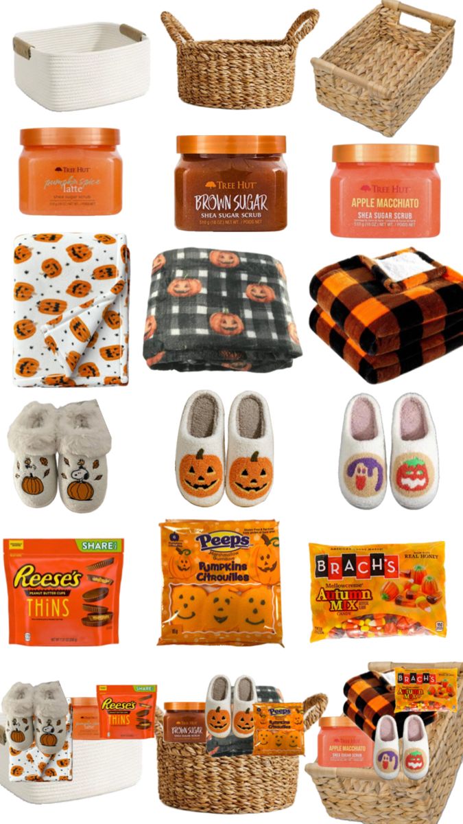 Pin by Kara Thill🖤 on Fall🍁🍂🎃 in 2024 | Halloween treat baskets, Cute ...