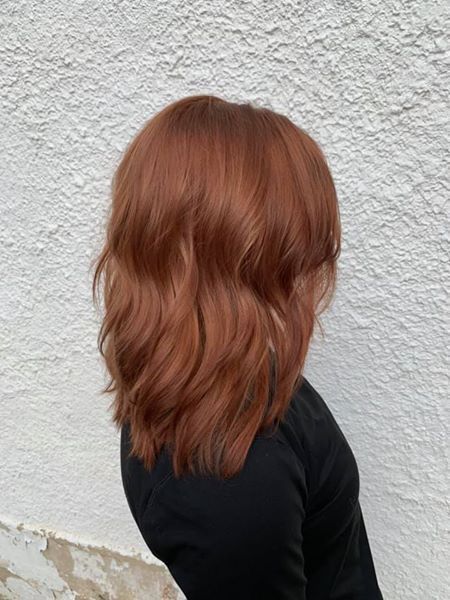 Red Light Hair Color, Natural Red Color Hair, Died Auburn Hair, Faded Auburn Hair, Natural Dyed Red Hair, Dyed Auburn Hair Reddish Brown, Short Layered Auburn Hair, Light Red Brown Hair Color Auburn, Dusty Ginger Hair