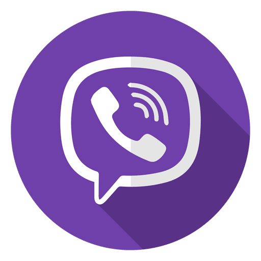 a purple circle with an icon of a phone