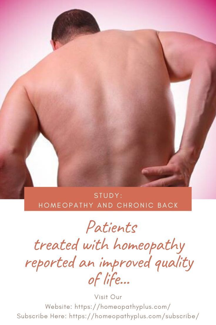 Study: Homeopathy and Chronic Back Pain. Patients treated with homeopathy reported an improved quality of life, had less pain and a reduced need for other healthcare services.  Subscribe to our newsletter: https://homeopathyplus.com/subscribe/⠀ Visit our Website: https://homeopathyplus.com/⠀ #study #backpain #pain #chronic Chronic Back Pain, Homeopathic Medicine, Research Studies, Quality Of Life, Homeopathy, Public Health, Back Pain, Health Care, Medicine