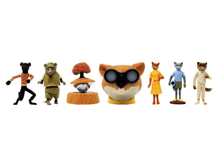 Fantastic Mr. Fox Toys | Happy meal toys, Fox toys, Mcdonalds toys