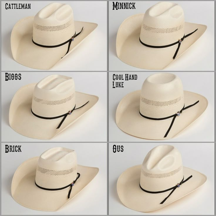 Cowboy Hat Style Chart