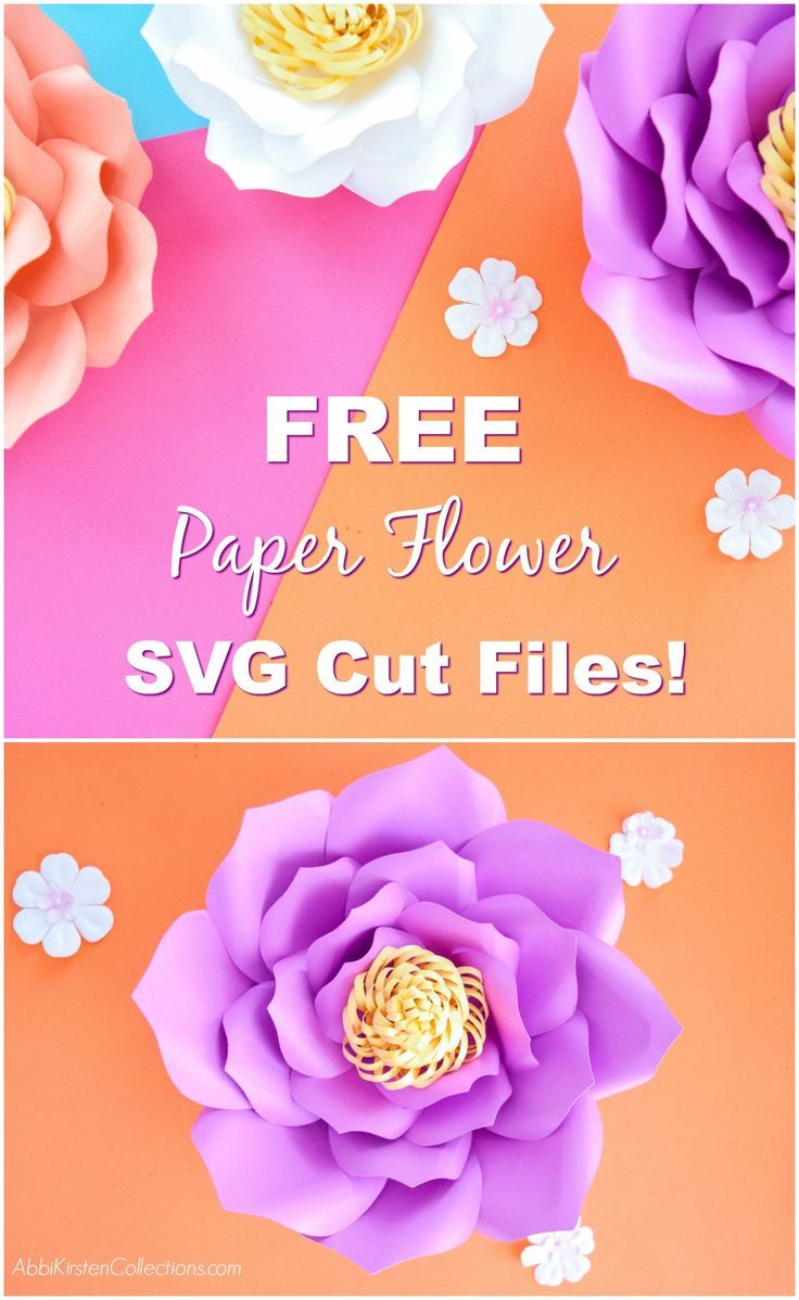 Free Flower Template How To Make Large Paper Flowers Bloggers