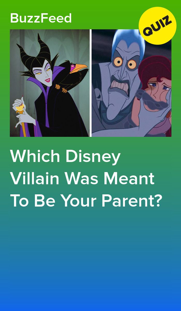 Which Disney Villain Is Your Real Mom Or Dad? | Disney quizzes, Disney ...