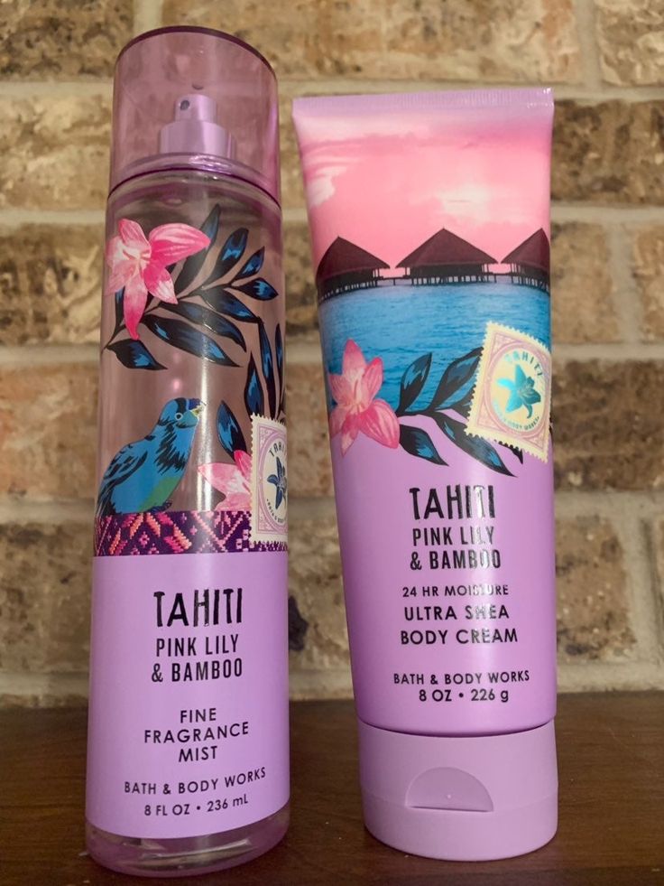 Tahiti Pink Lily Bamboo Body spray mist and lotion cream Perfect In Pink Bath And Body Works, Pink Paradise Bath And Body Works, Pink Lily And Bamboo Bath And Body Works, Bath And Body Works Tropical Scents, Pink Bath And Body Works Candle, Spray Lotion, Bath Body Works Candles, Bath N Body Works, Body Smells