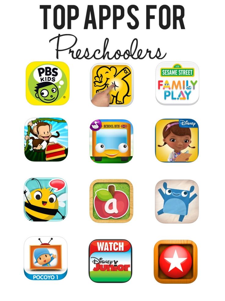 the top apps for preschoolers