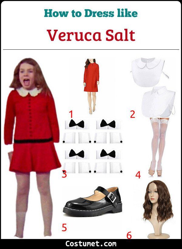 the instructions for how to dress like veruca salt