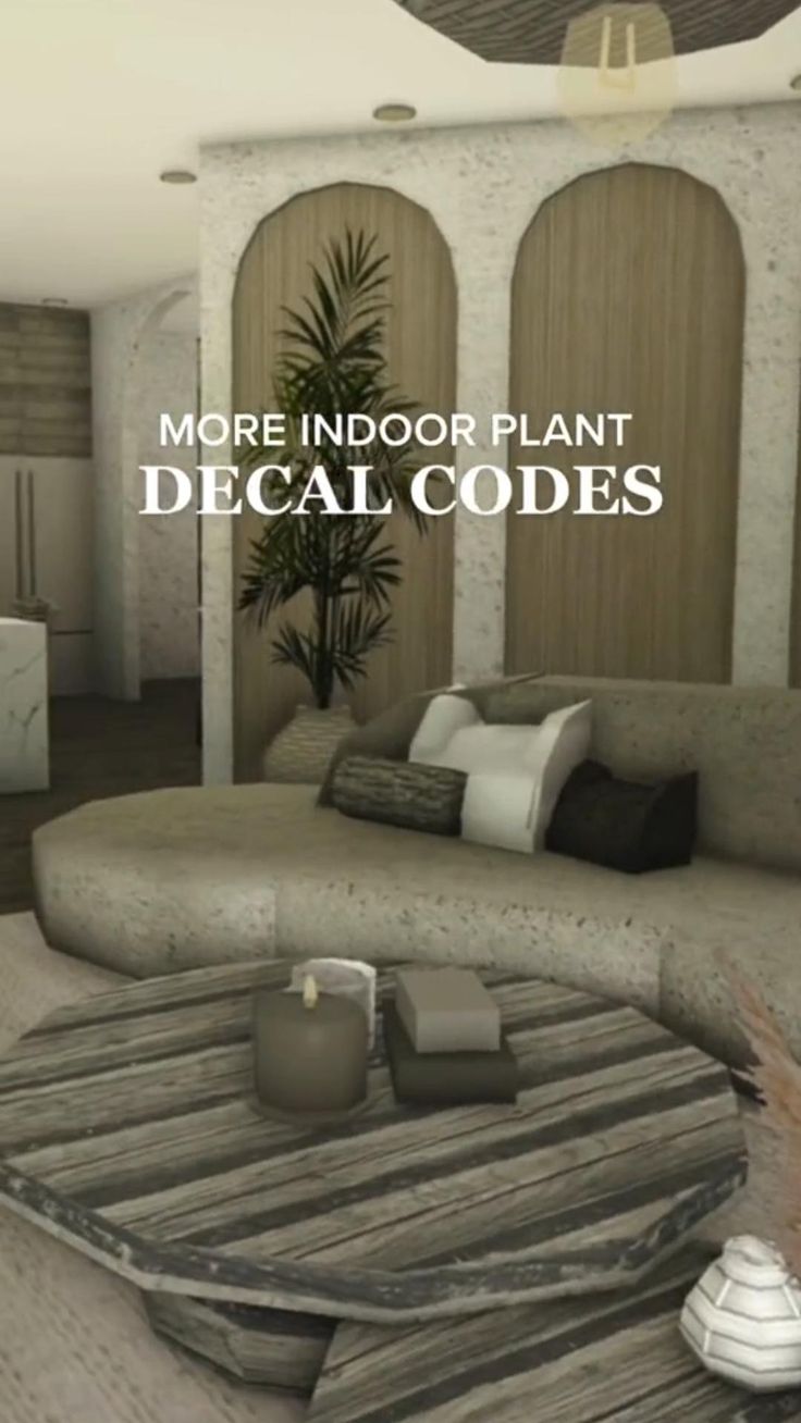 Bloxburg Plant Decal Codes | Diy house plans, House decorating ideas ...