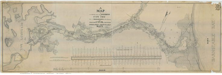 an old map shows the location of major rivers