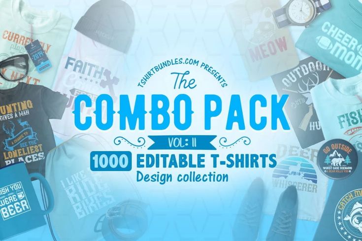 the combo pack vol 1 - 100 edible t - shirts design collection