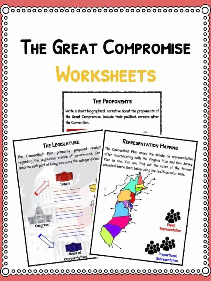 two worksheets for the great compoise with pictures and text on them