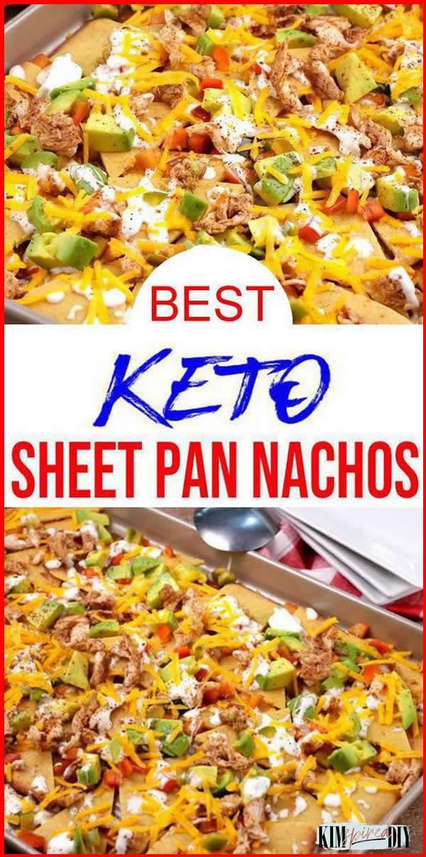 Keto Nachos! BEST Low Carb Chips & Cheese Sheet Pan Nacho Idea – Quick ...