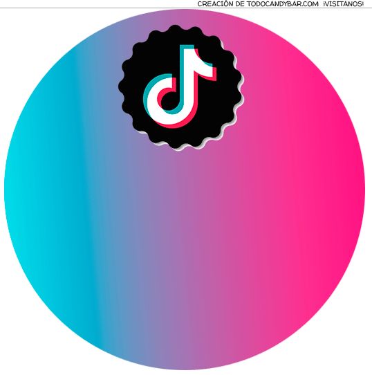 an image of a music note with the letter j in it's center on a pink and blue circle