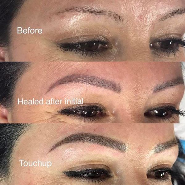 Michelle microblade progress oily skin Permanent Brows, Micro Blading, Eye Cream For Dark Circles, Permanent Makeup Eyebrows, Permanent Eyebrows, Microblading Eyebrows, After Pictures, Before And After Pictures, Permanent Makeup