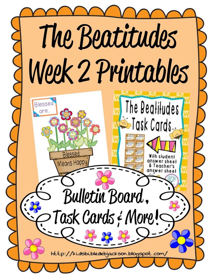 the beautiful week 2 printables for bulletin board, task cards, and more