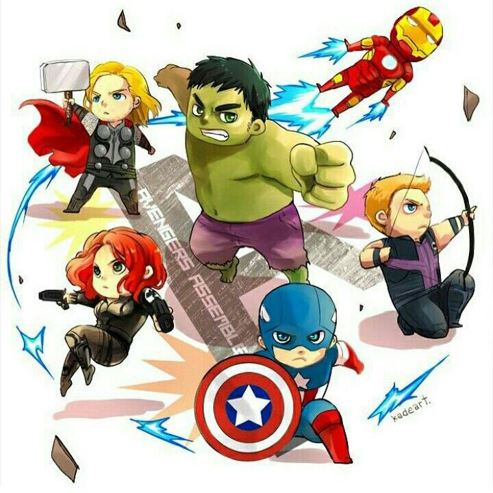 an image of the avengers and other characters