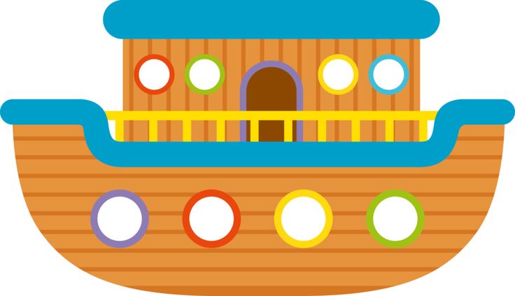 a wooden boat with lots of circles around it