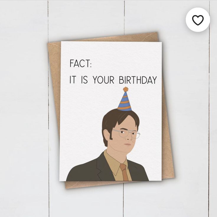 Dwight Schrute Birthday Card - Celebrate Your Special Day!