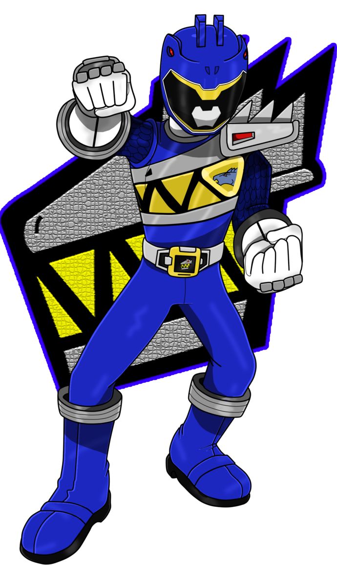 an image of a cartoon character in blue and yellow costume with his fist out,