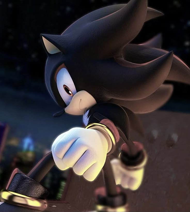 an image of a sonic the hedge character