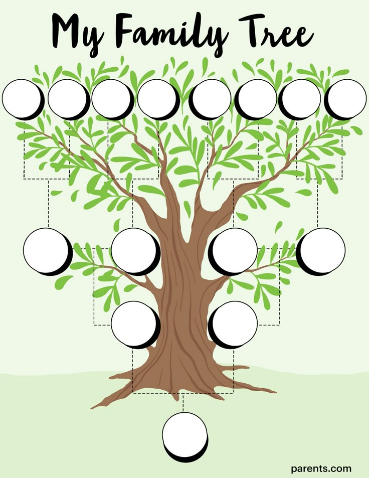 How To Make a Family Tree With Your Kids | Family tree template, Make a ...