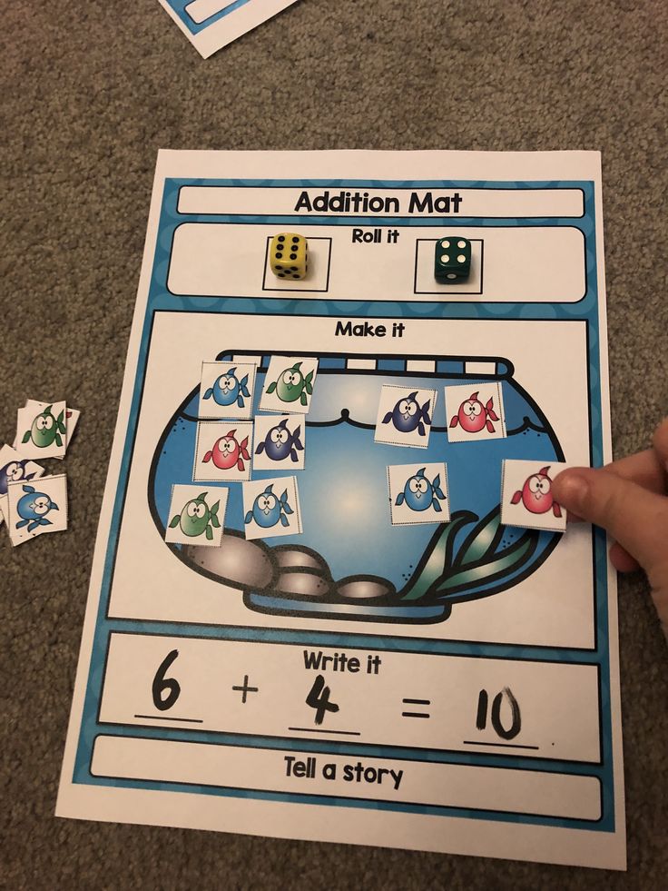 the addition mat is being used to help students learn how to write numbers in order to make it easier