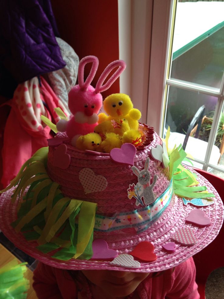 Home made Easter bonnet! Easter Bonnets, Easter Bonnet, Home Made, Creative Ideas, Arts And Crafts, Easter, Art