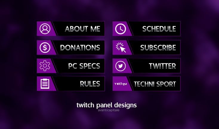 a purple and black background with different types of text on the bottom right corner that says,'which panel designs? '