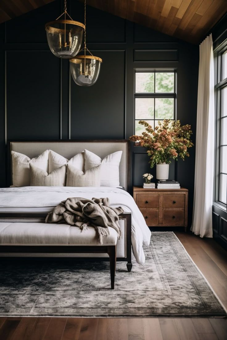 40+ Moody Romantic Bedroom Ideas To Unwind In in 2024 | Guest bedroom ...