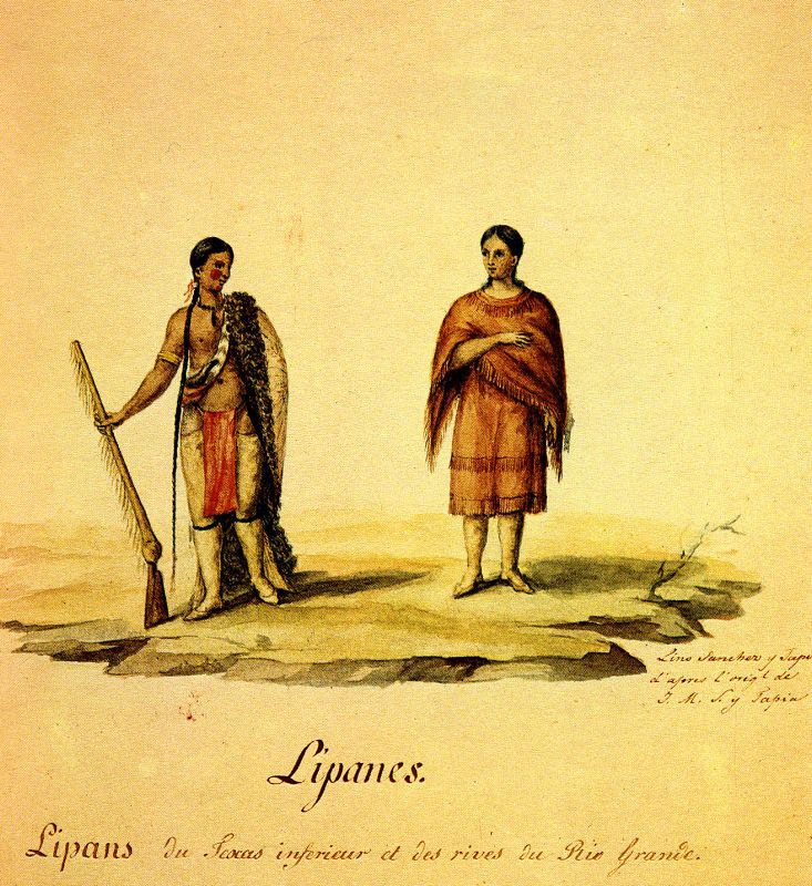 two native americans standing next to each other