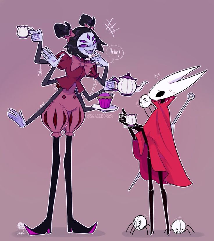 two cartoon characters are standing next to each other and one is holding a teapot