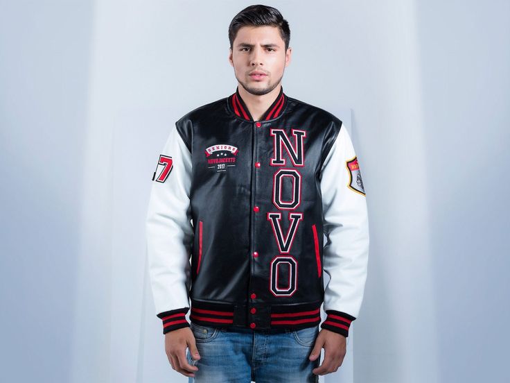 Jackets Fashion Design, Korean Outfits Men, Custom Letterman Jacket, Leather Baseball Jacket, Custom Varsity Jackets, Varsity Jacket Outfit, Leather Jacket Men Style, Leather Varsity Jackets, Varsity Letterman Jackets