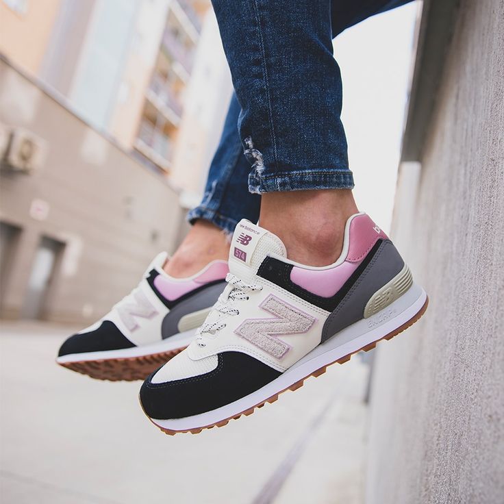 New Balance 574 Cream / Pink $39.99 Free Shipping New Balance 574, Saucony Sneaker, New Balance, Cream, Sneakers, Pink, Free Shipping