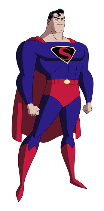 superman from the animated tv series