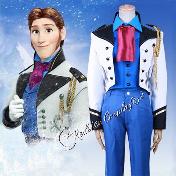 the frozen prince cosplay costume is shown