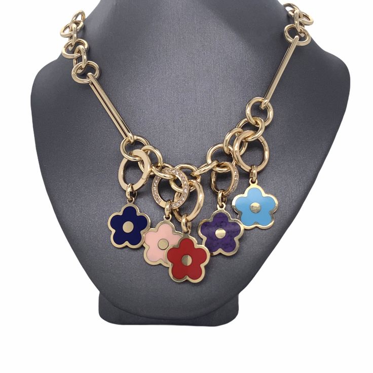 Cute Cherry Blossom Inlay Disc Charms crafted in solid 14K Gold with choice of, Malachite, Peach Coral, Red Coral, Turquoise, Lapis and Amethyst. Can be worn on a chain or bracelet. The Chain and connectors in the pictures are not included and for display purposes only. Please allow 1-4 weeks for delivery. 𝓘𝓽𝓮𝓶 𝓓𝓮𝓽𝓪𝓲𝓵𝓼 ♥ Made to Order ♥ Measurements: 13 mm x 13 mm ♥ Metal: 14 K Solid Gold ♥ Arrives Gift Ready in a Beautiful Jewelry Box. ♥ *STORE POLICY* We accept returns/exchanges wit Costume Jewelry Flower Shaped Necklace For Gift, Metal Jewelry With Adjustable Chain And Flower Shape, Nickel Free Flower Shaped Necklace, Flower Charm Necklaces With Flower Pendant For Jewelry Making, Gold Plated Jewelry With Flower Charm Pendant, Round Pendant Jewelry With Flower Charm For Jewelry Making, Flower Shaped Jewelry With Lobster Clasp For Jewelry Making, Gold Plated Jewelry With Flower Charm, Metal Jewelry With Flower Charm And Pendant