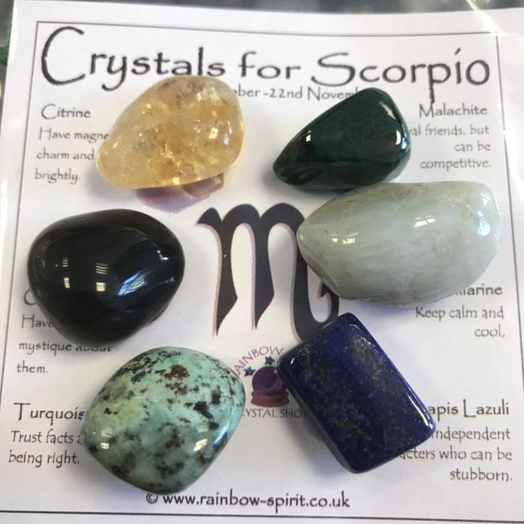 Scorpio Birthstones Crystal Set Etsy Crystals, Crystal