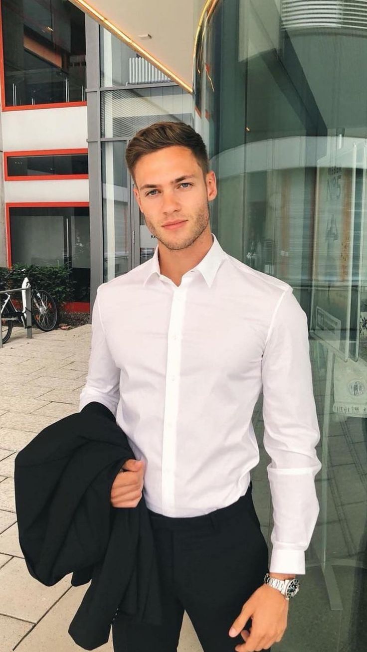 White plain formal shirt with slim fit slack pants for formal 2019 White Shirt Outfit For Men, Professional Beard Styles, White Shirt Outfit, Professional Beard, White Shirt Outfits, Shirt Outfit Men, Shirt Outfits, White Shirt Men, Men Formal