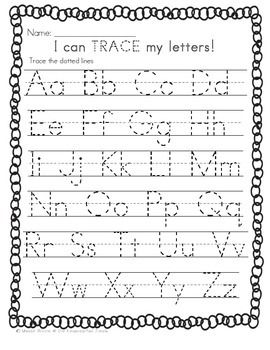 the letter i is for trace my letters worksheet with an upper and lower case